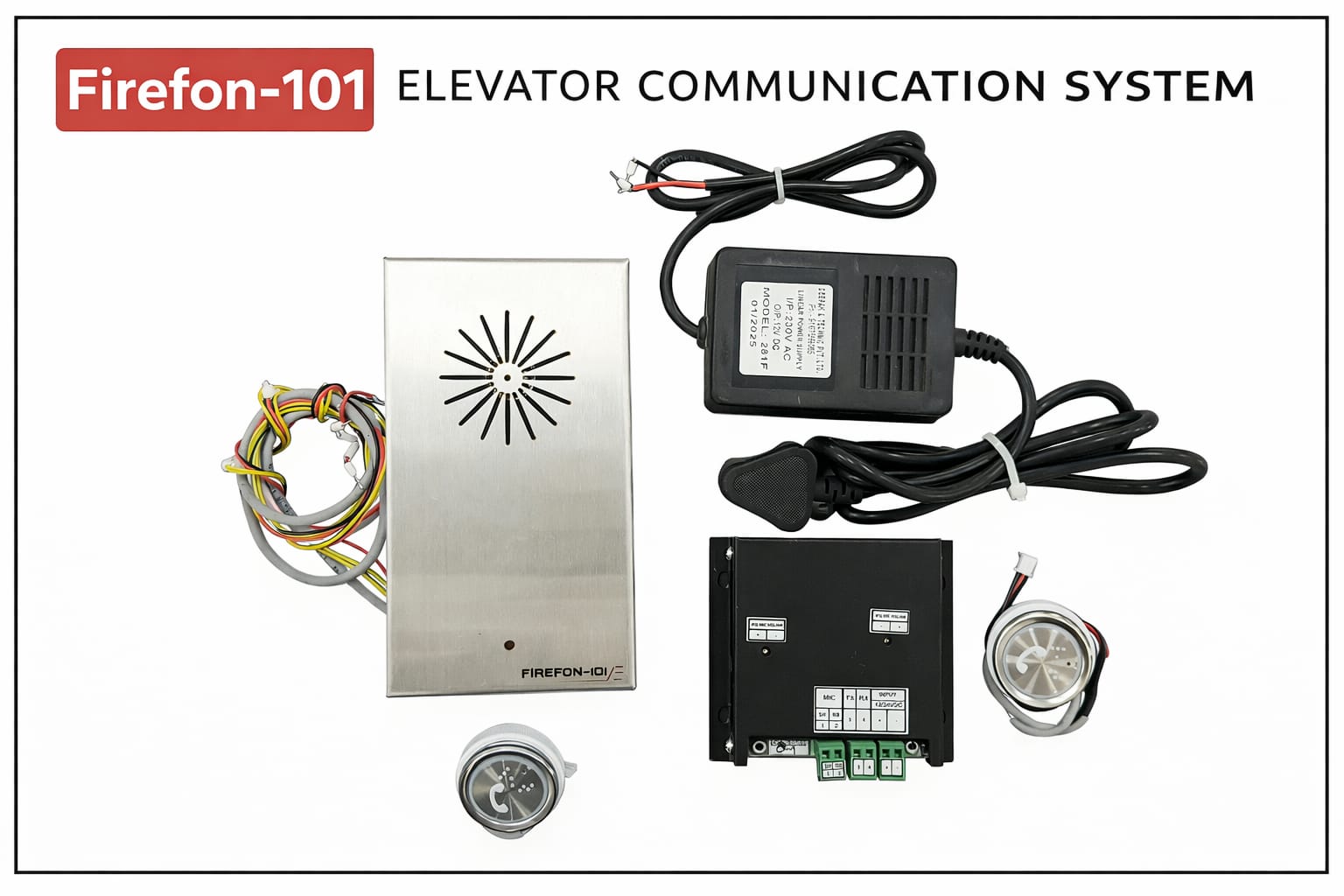 Fire Evacuation Intercom Main Unit